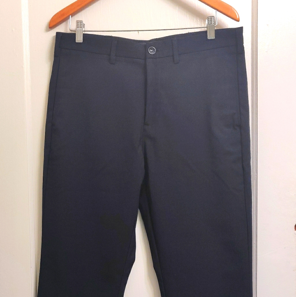 NWT Baubax Men's Black Athletic Chinos
